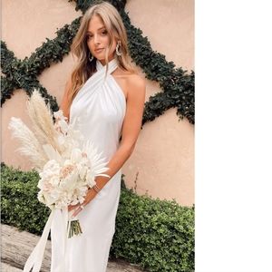 Show Me Your MuMu Jasmine Halter Maxi Dress